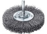 Spazzola Ad Albero Circolare D.80Mm Albero 6Mm Spessore Filo 0,3Mm Sta 19Mm 15000Min-¹