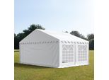 Toolport Tendone Per Feste 5X4 M Pvc Bianco 100% Impermeabile Tendone Da Esterno Tenda Party