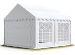 Toolport Tendone Per Feste 3X5 M Pvc Bianco 100% Impermeabile Tendone Da Esterno Tenda Party