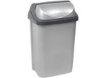 Keeeper 1045416000000 Keeeper AbfallbehäLter "Rasmus"", 25 Liter, Silber"