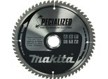 Lama Per Sega Circolare Makita Tct Special Tct - 216 X 30 Mm - 64 Denti - Alluminio