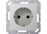Jung Steckdose 1F Alu Glz A500 Up IP20 Zp