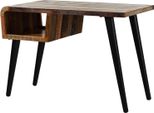 MASSIVMOEBEL24 | Scrivania In Legno Di Legno Riciclato 116X59X79 Multicolore Laccato Sixties #104