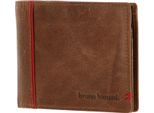 Bruno Banani Pelle Portafoglio Wallet Cognac / Red Marrone