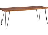 Wohnling Tavolo Da Pranzo In Legno Massiccio Di Sheesham 200 X 80 X 76 Cm Tavolo Da Cucina Massiccio WL1.497