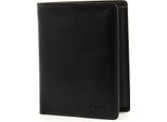 Bugatti Portafoglio Primo Coin Wallet Combi Style 8CC Black Nero