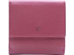 Esquire Pelle Scatola Viennese Deer Wiener Wallet Red Rosso Scuro