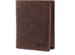 Bugatti Pelle Portafoglio Hunter Coin Wallet Combi Style 13CC Brown Marrone