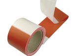 Connex Nastro In Pe 80 Mm × 250 M, Rosso/Bianco