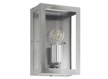 Eglo Applique Da Esterno "Alamonte"" In Acciaio Inox, Colore: Argento, Lampada Da Esterno A 1 Luce E27"