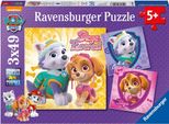 Ravensburger 8008 Puzzle Adorabile Cane Ragazze 3 X 49 Pezzi 8008