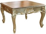 Casa Padrino Tavolino Barocco Oro 60 X 60 Cm - Tavolino Da Divano - Tavolino Da Salotto - Tavolino Da Caffè - Edizione Limitata
