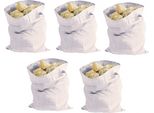 5 X Sacco Per Grandi Quantità 900 X 600 Sacco Per Rifiuti Sacco In Tessuto Per Rifiuti