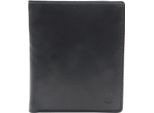 Esquire Pelle Porta Carte Di Credito Compact Credit Card Case Black Nero