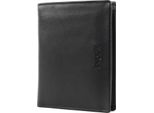 Bugatti Portafoglio Vertice Coin Wallet Combi Style 12CC Black Nero