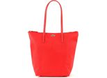 Lacoste Borsa A Tracolla L.12.12 Concept Vertical Shopping Bag High Risk Red Rosso