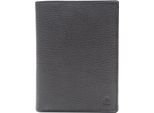 Esquire Pelle Caso Di Identificazione Deer Passport Case Black Nero