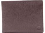Esquire Portafoglio Deer Billfold Wallet Brown Marrone Scuro