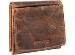 Greenland Nature Pelle Portafoglio Montana Wallet Rfid Brown Marrone