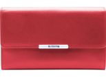 Esquire Portafoglio Helena Lady Flap Wallet Red Rosso