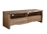MASSIVMOEBEL24 | Mobile Tv In Legno Di Acacia 151X45X50 Acacia Naturale Laccato Pure Acacia #108