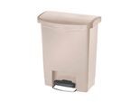 Rubbermaid Slim Jim Front Step Pedaleimer Beige 30L