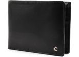 Esquire Pelle Portafoglio Harry Rfid Cc Wallet Quer Black Nero