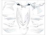 Set Carenatura Dmp 11 Pezzi Compatibile Con Yamaha Aerox, Mbk Nitro, Bianco