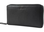 Esquire Portafoglio Primavera Zip Around Wallet Black Nero