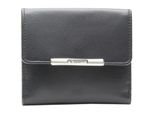 Esquire Pelle Scatola Viennese Portafoglio Helena Lady Wallet Rfid Black Nero