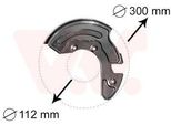 Van Wezel 0323372 - Oe 8D0 615 312 E Piastra Di Ancoraggio, Asse Anteriore Destro Per A6 (4B), A4 (8D), Superb I (3U), Passat (3B)