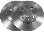 2X Disco Freno Vaico V24-40002 Posteriore Per Ford Ka (RU8) Per Fiat Panda (169)
