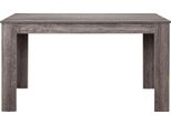 Tavolo Da Pranzo 'Nora' Per 6 Persone 140X90X77 Cm Rovere Scuro