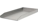 Piastra Grill In Acciaio Inox Bbq-Toro, 26 X 43,4 Cm, Griglia Plancha Per Bistecche, Uova Fritte E Altro Ancora