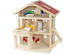 Villa Freda Casa Delle Bambole Villa Cittadina + Coperture + Mobili Casa Delle Bambole 26 Parti + Culla Per Bambini