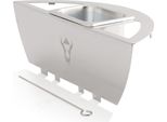 Bbq-Toro Inserto Per Affumicatore Premium In Acciaio Inox "Midland"" Per Barbecue A Bollitore Ø 57 Cm"