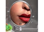 Melko Specchio Per Il Trucco Con Ingrandimento 10X Cosmetico Illuminazione Led Per Il Trucco Bagno