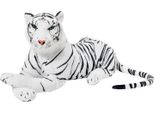 Brubaker Tigre Bianca 75 Cm Sdraiata Peluche Coccoloso