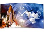 Orologio Da Parete Di Design Space Rocket Universe Orologio Da Parete Di Design Moderno Orologio Da Parete Di Design Calma Senza Ticchettio Dixtime 3Ds-0061