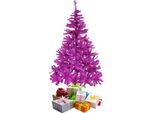Albero Di Natale 120 Cm Incl. Supporto Viola / Rosa