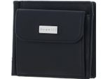 Bugatti Pelle Fermasoldi Portafoglio City Line Rfid Dollarclip 8CC Metal Logo Black Nero