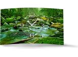 Orologio Da Parete Di Design Motif Brook Nature Orologio Da Parete Moderno Design Silenzioso Senza Ticchettio Dixtime 3DS-0330