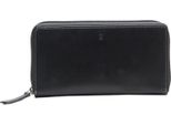 Esquire Portafoglio Dallas Zip Around Wallet Black Nero