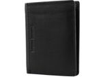 Bruno Banani Pelle Portafoglio Arizona Wallet High With Flap Black Nero