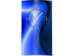 Orologio Da Parete Astratto Retro Blu Di Design Orologio Da Parete Moderno Di Design Silenzioso Senza Ticchettio Dixtime 3D-0052