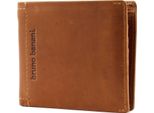 Bruno Banani Pelle Portafoglio Arizona Wallet Quer Cognac Marrone