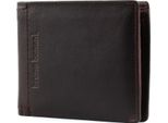 Bruno Banani Pelle Portafoglio Arizona Wallet Quer Brown Marrone