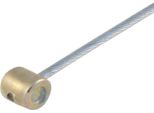 Cavo Acceleratore Rms / Cavo Acceleratore Con Nipplo A Barilotto Per Il Fissaggio Al Manubrio A Rullo Dell'acceleratore - 1,2X2000Mm Compatibile Con Tutti I Modelli Vespa