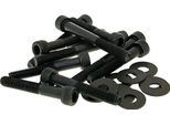 Bestprice Set Di Viti Coprivariatore Nero Compatibile Con Peugeot, Kymco Verticale