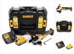 Dewalt Dcg 405 P1 18 V 125 Mm Smerigliatrice A Batteria Brushless In Valigetta Tstak + 1X Batteria 5,0 Ah + Caricatore
